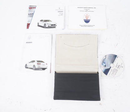 2014 Maserati Ghibli Drivers Owners Operators Manual Literature Book