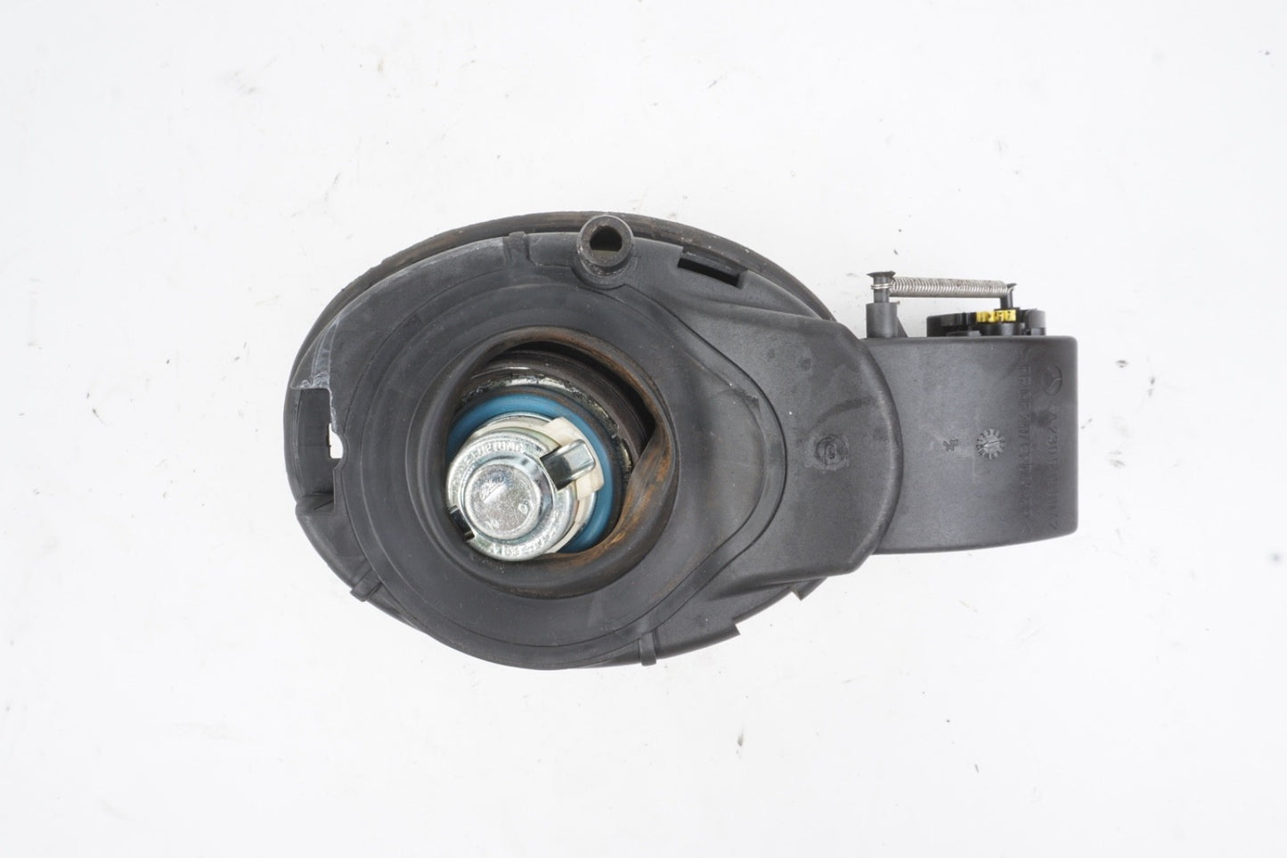 03-06 MERCEDES R230 FUEL TANK FILLER DOOR LID COVER ACTUATOR HOUSING SET OEM