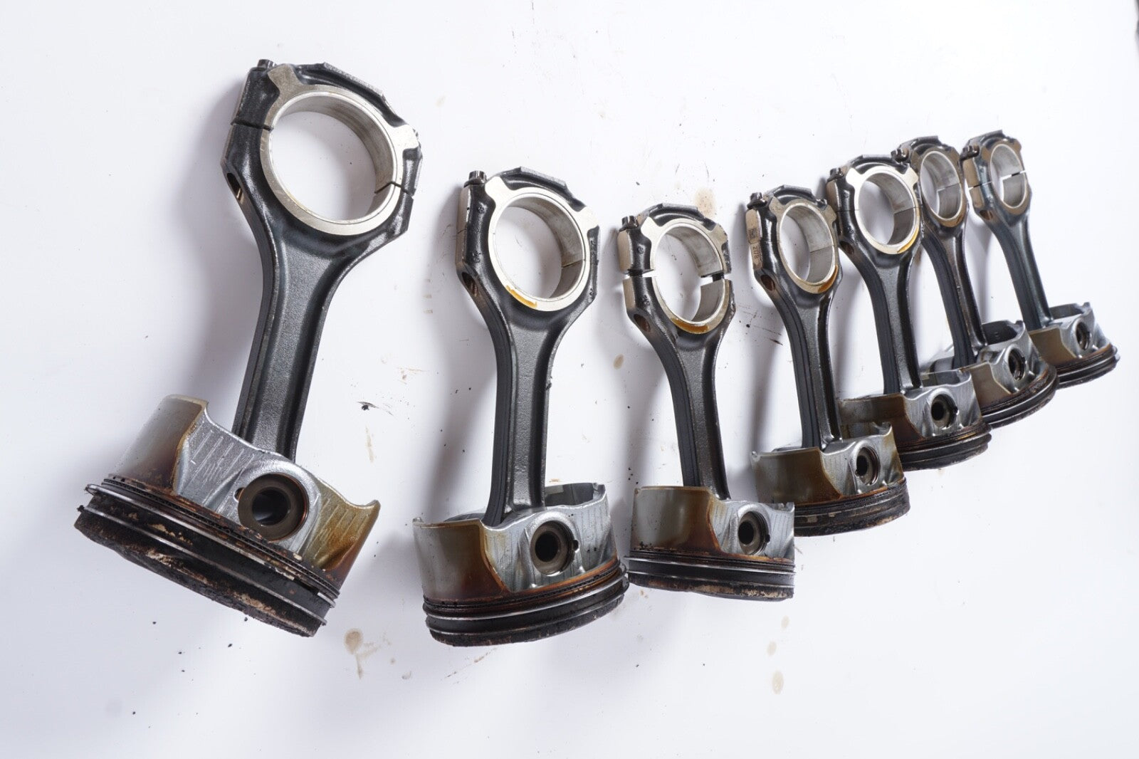 2011-2020 Mercedes S550 CL550 CLS550 4.7L Engine Connecting Rod + Piston x 7pcs
