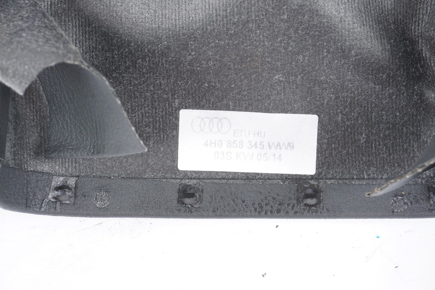 12-17 AUDI A8L A8 INSTRUMENT CLUSTER DASH TRIM 4H0858345  OEM