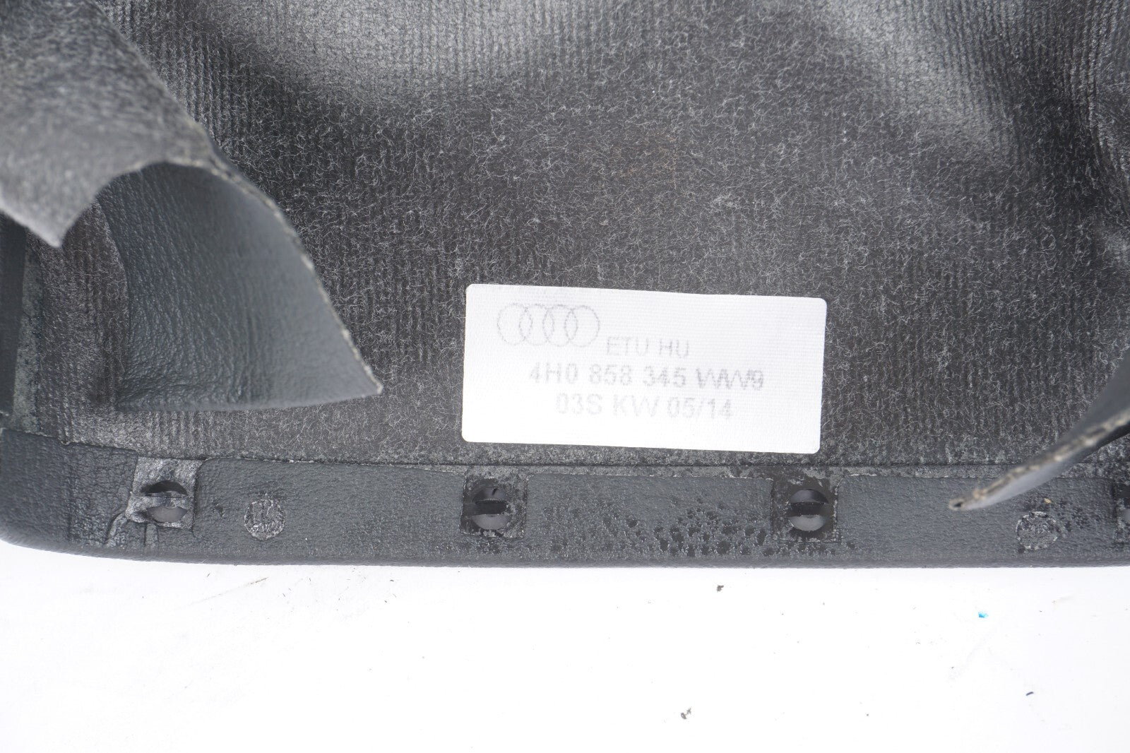 12-17 AUDI A8L A8 INSTRUMENT CLUSTER DASH TRIM 4H0858345  OEM
