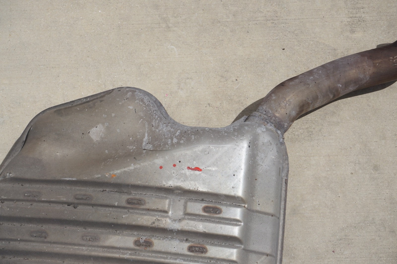 2014 - 2017 MERCEDES S550 W222 REAR RIGHT SIDE EXHAUST SYSTEM MUFFLER OEM