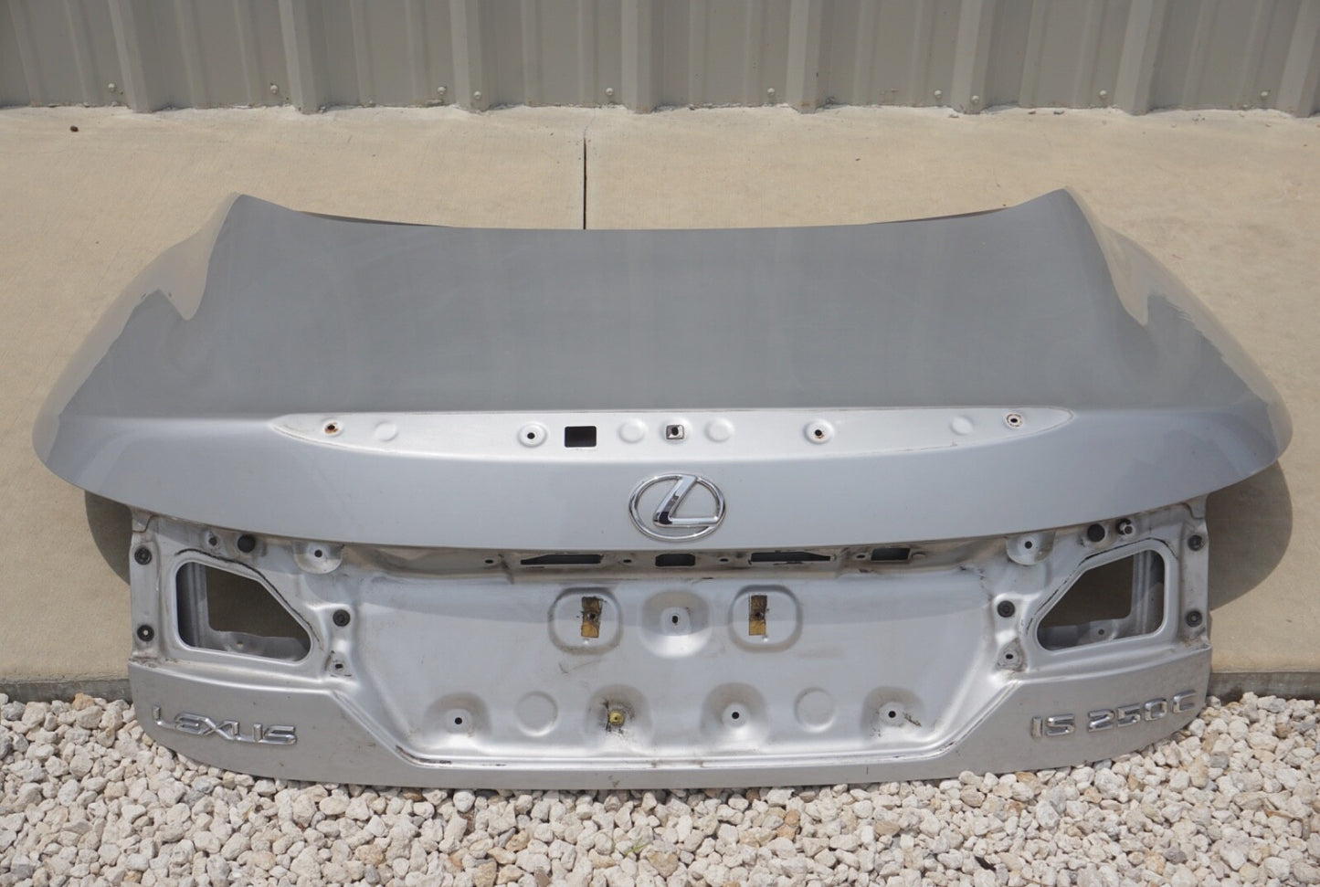 10-15 LEXUS IS250 IS350 CONVERTIBLE REAR TRUNK DECK LID SHELL COVER PANEL OEM
