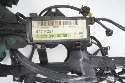 07-11 Mercedes W221 S550 CL550 M273 5.5L Engine Motor Cable Wire Harness OEM