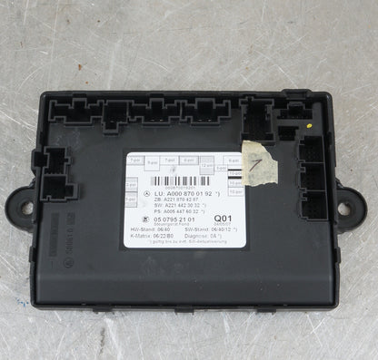 2007-2013 Mercedes Benz S Class W221 Door Computer Control Module Rear