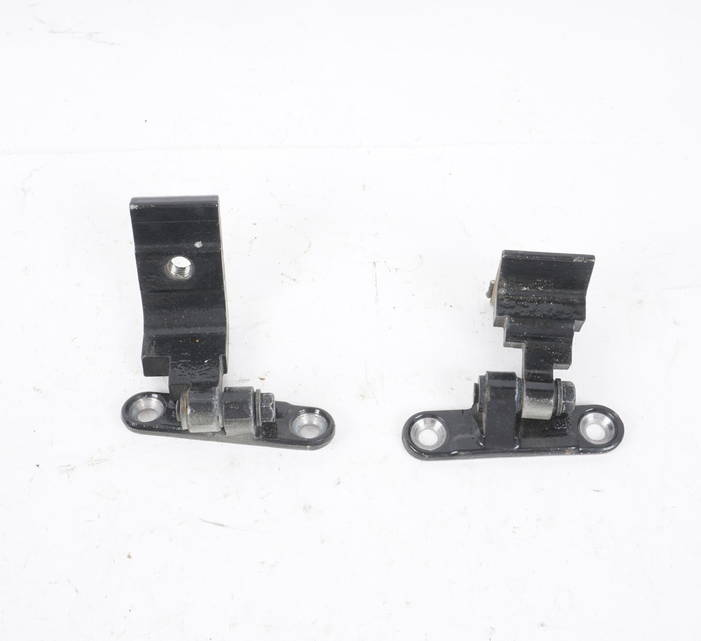 2010 - 2017 BMW 550GT Rear Left Door Upper And Lower Hinges Hinge Pair BLACK