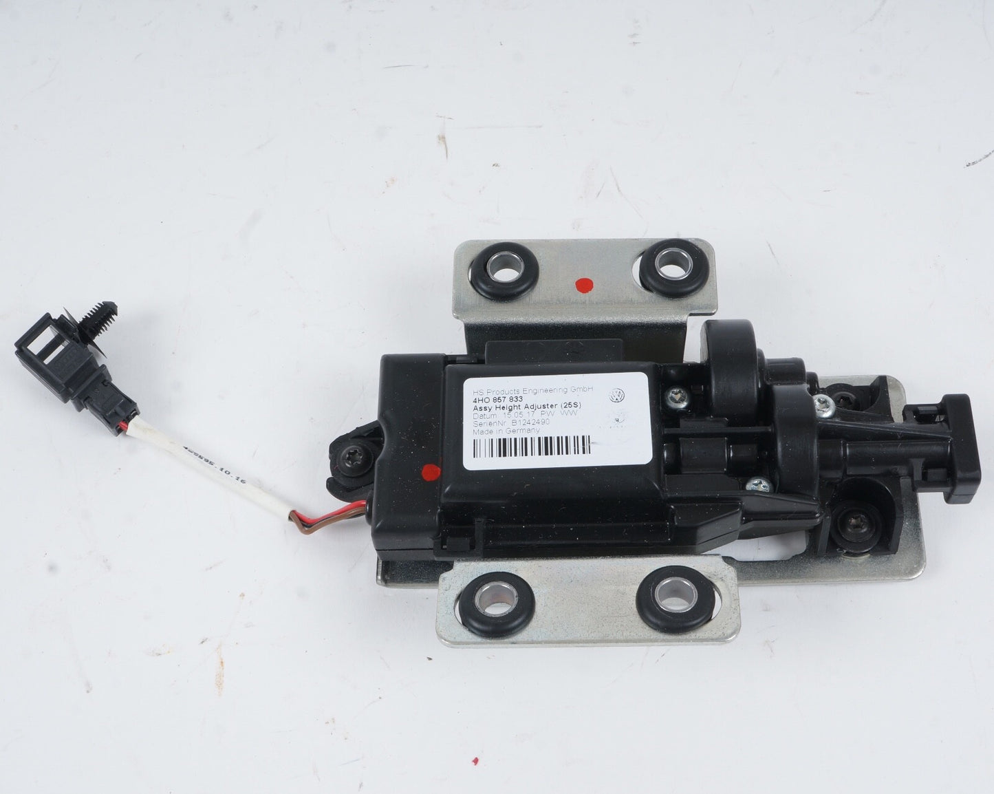 2011 - 2018 AUDI A8 L REAR RIGHT SEAT BELT HEIGHT ADJUSTER MOTOR OEM 4H0857833
