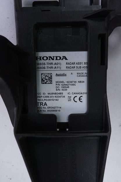 2018 - 2020 HONDA ODYSSEY LEFT BLIND SPOT RADAR SENSOR MODULE 36935-THR-A01 OEM