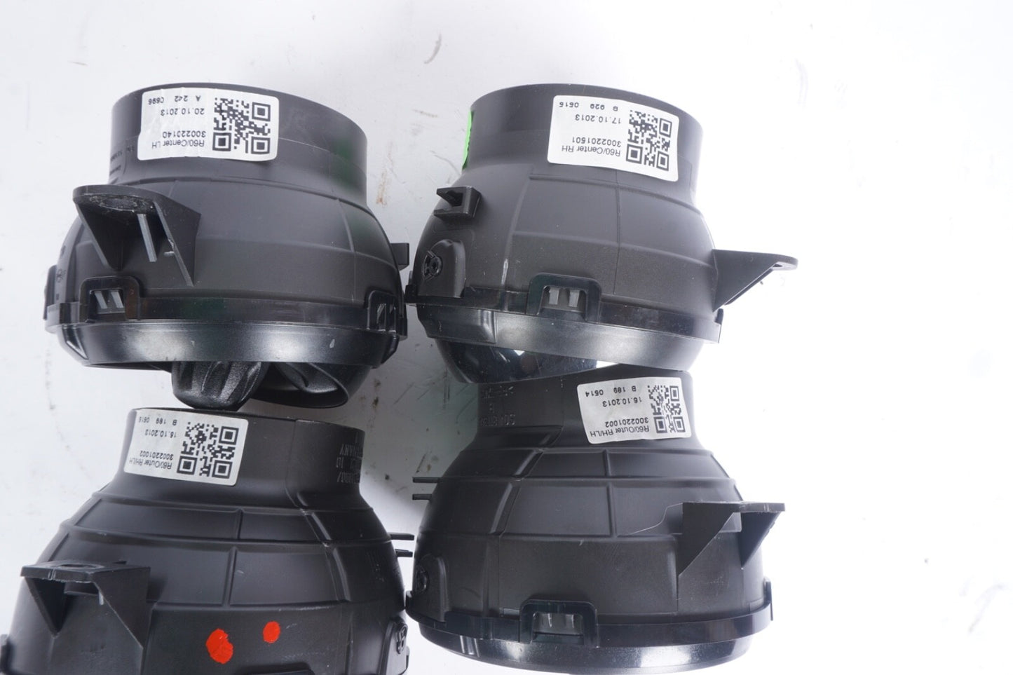 2011 2012 2013 - 2016 MINI COOPER COUNTRYMAN R60 OUTER DASH AIR VENT OEM SET 4