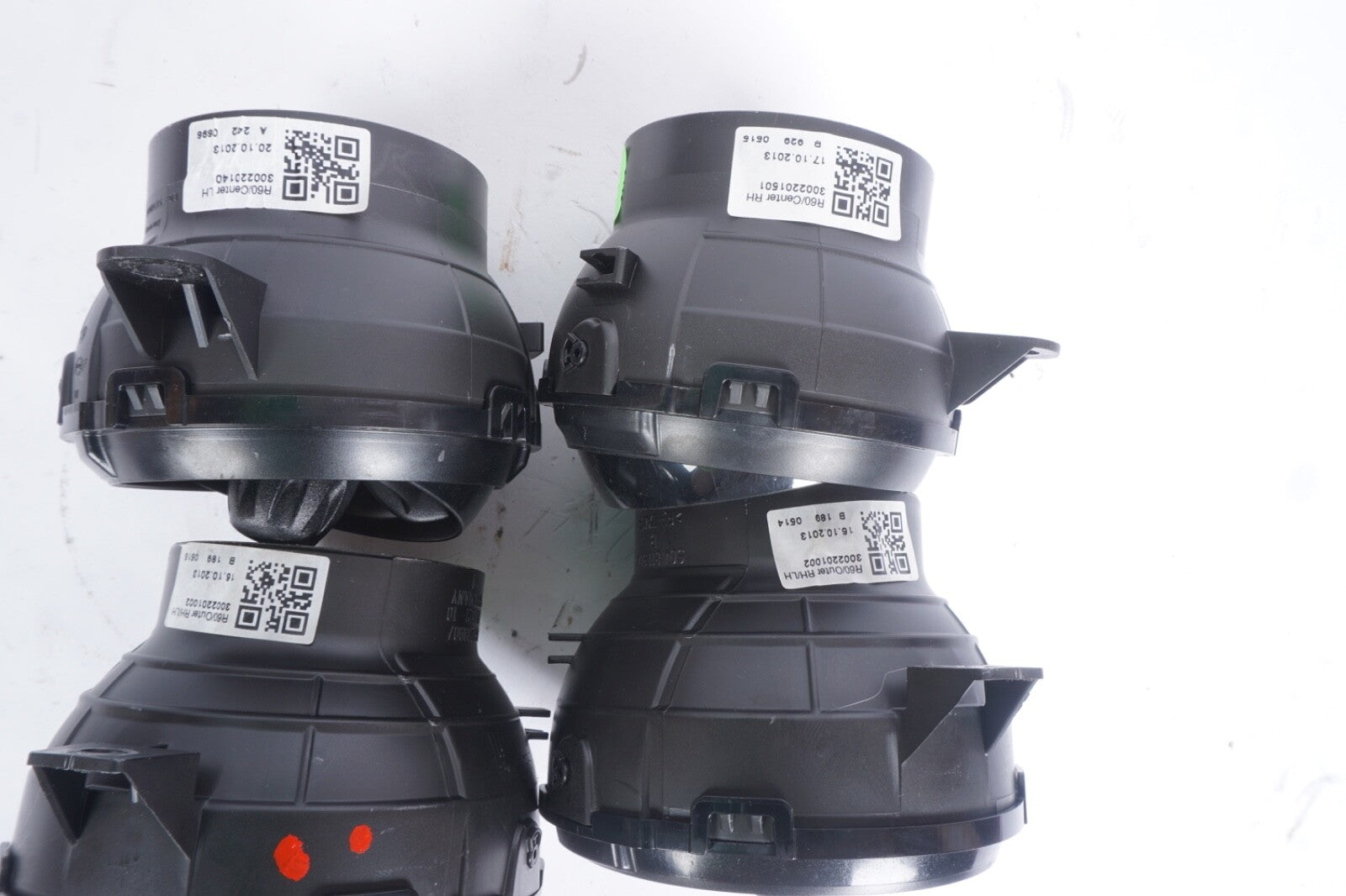 2011 2012 2013 - 2016 MINI COOPER COUNTRYMAN R60 OUTER DASH AIR VENT OEM SET 4