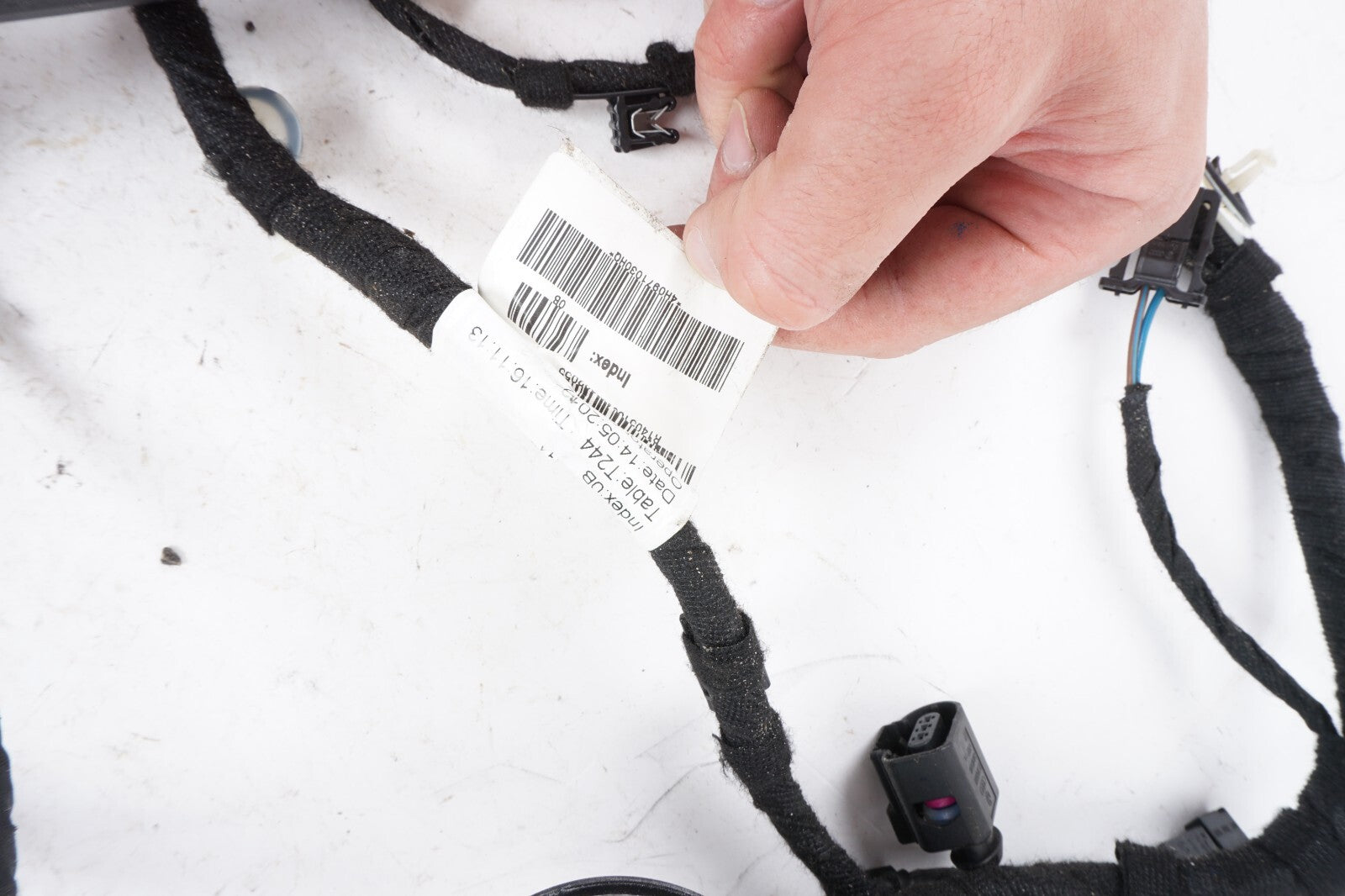 11-17 AUDI A8L FRONT RIGHT PASSENGER SIDE DOOR WIRE HARNESS OEM