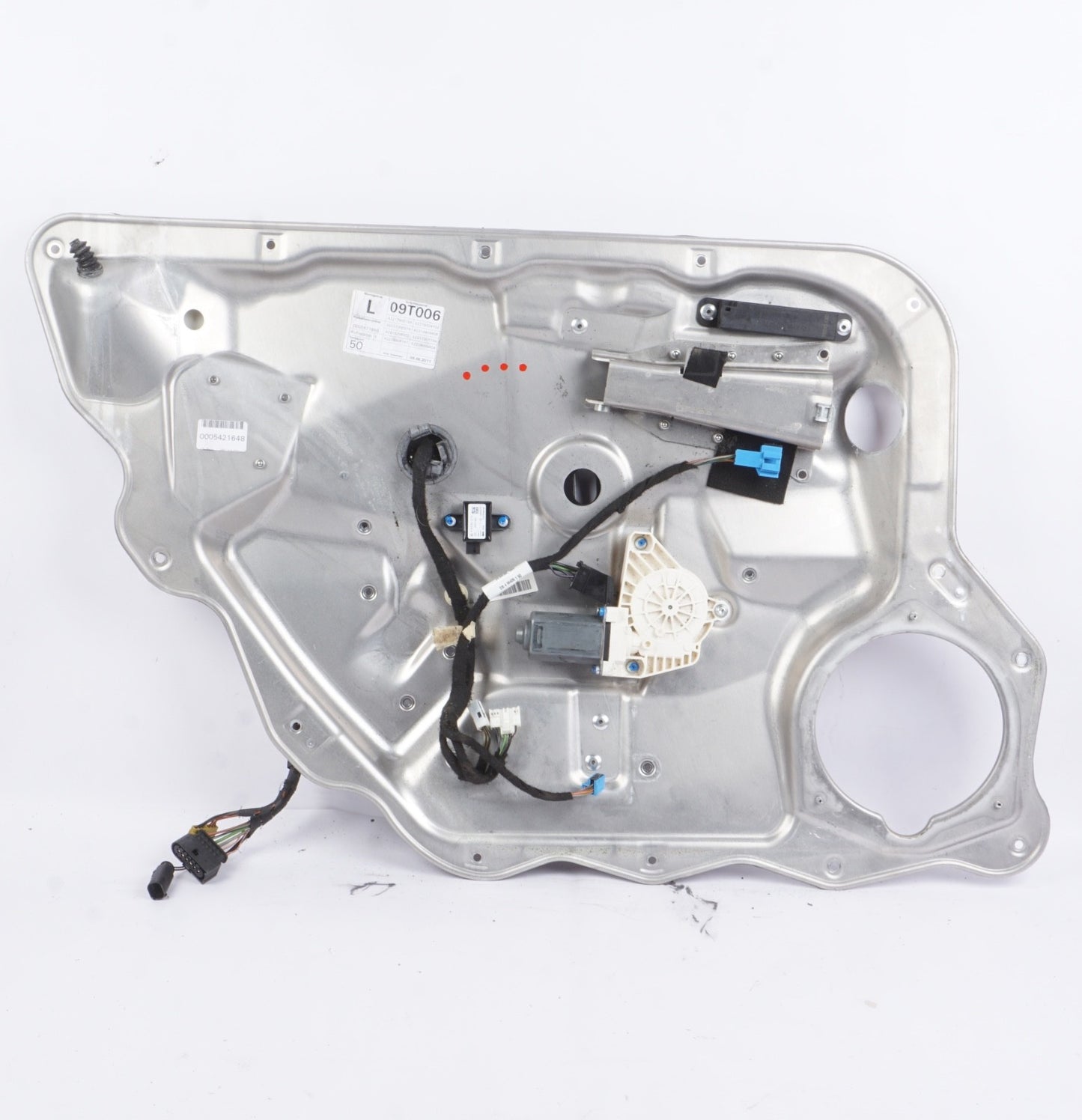2007-2013 MERCEDES S550 W221 REAR LEFT DOOR WINDOW REGULATOR W/ CARRIER OEM
