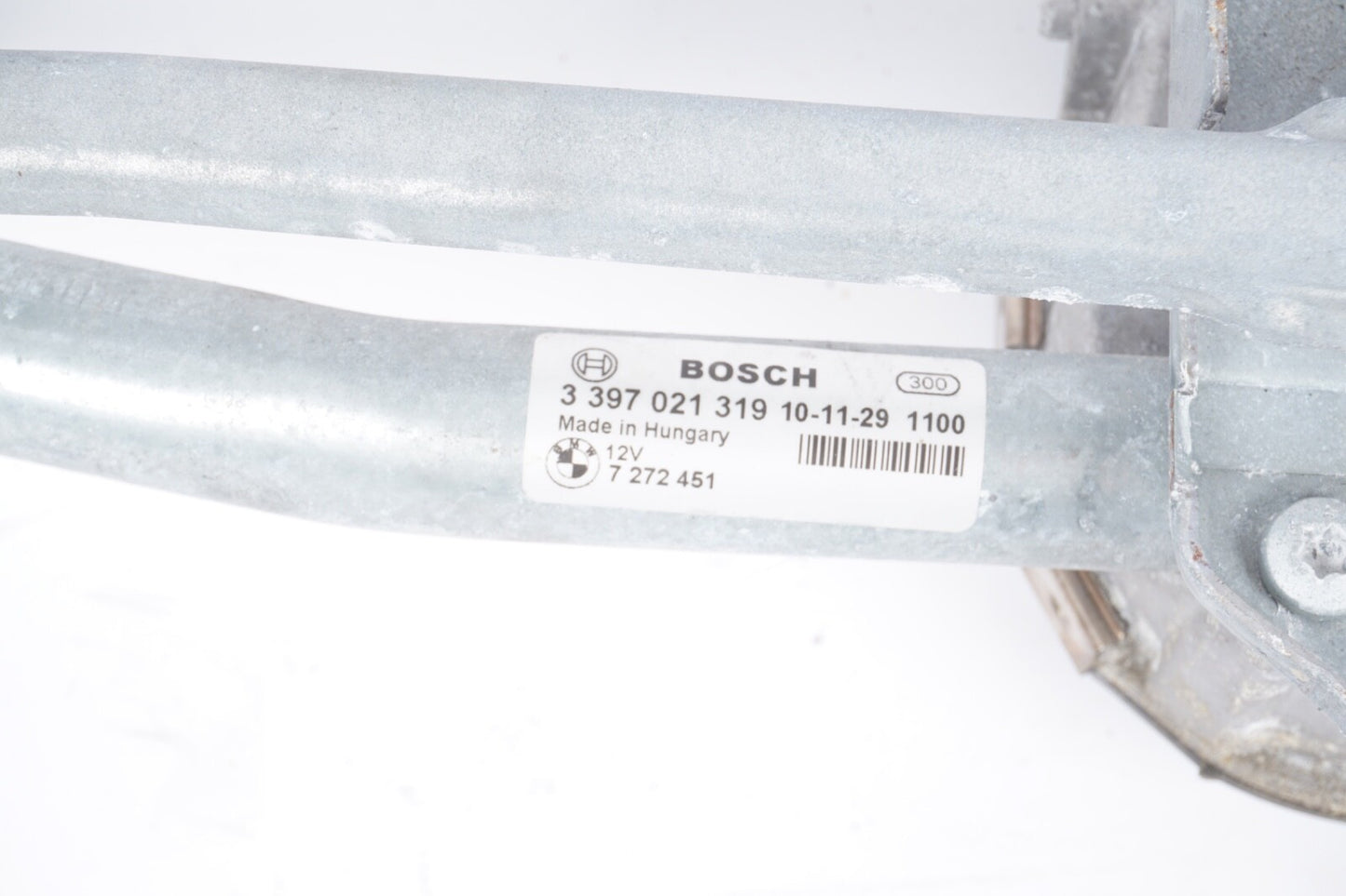 11-16 BMW 528I 535I 550I Windshield Wiper Transmission Linkage W/ Motor 7272367