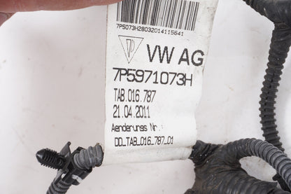 2011 - 2014 PORSCHE CAYENNE OEM FRONT FRAME WIRING HARNESS 7P5971073B