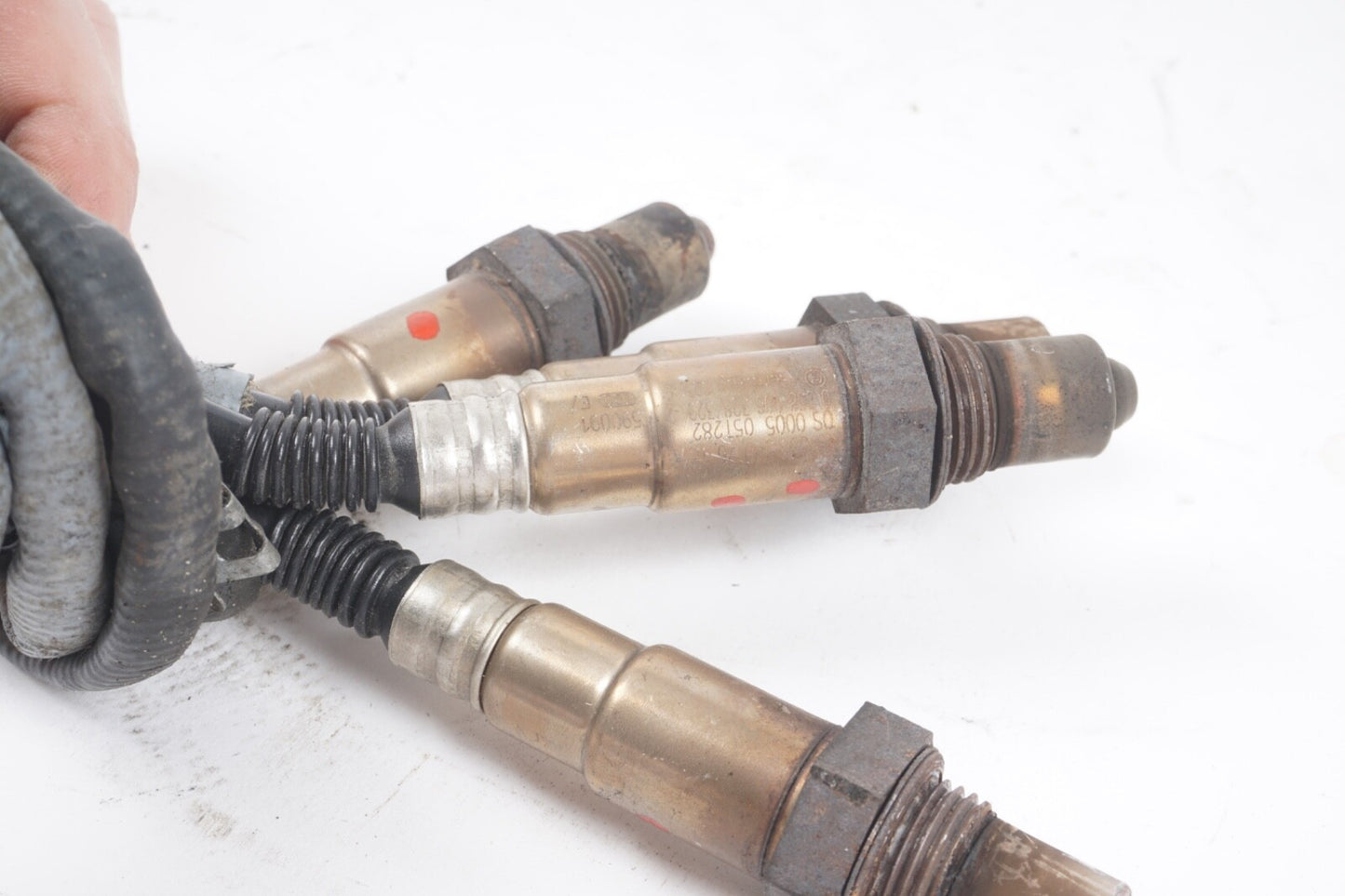 03-08 Mercedes R230 SL500 SL55 AMG Oxygen O2 Sensor Lambda Set of 4 OEM