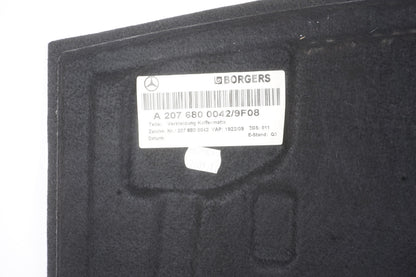 2011 - 2016 Mercedes W207 E550 E350 Trunk Compartment Floor Lining Trim Black