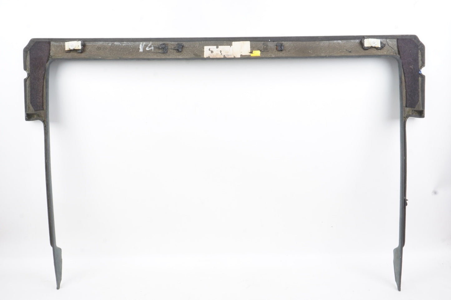 03-12 Mercedes R230 SL550 SL600 Rear Window Headliner Trim Alcantara
