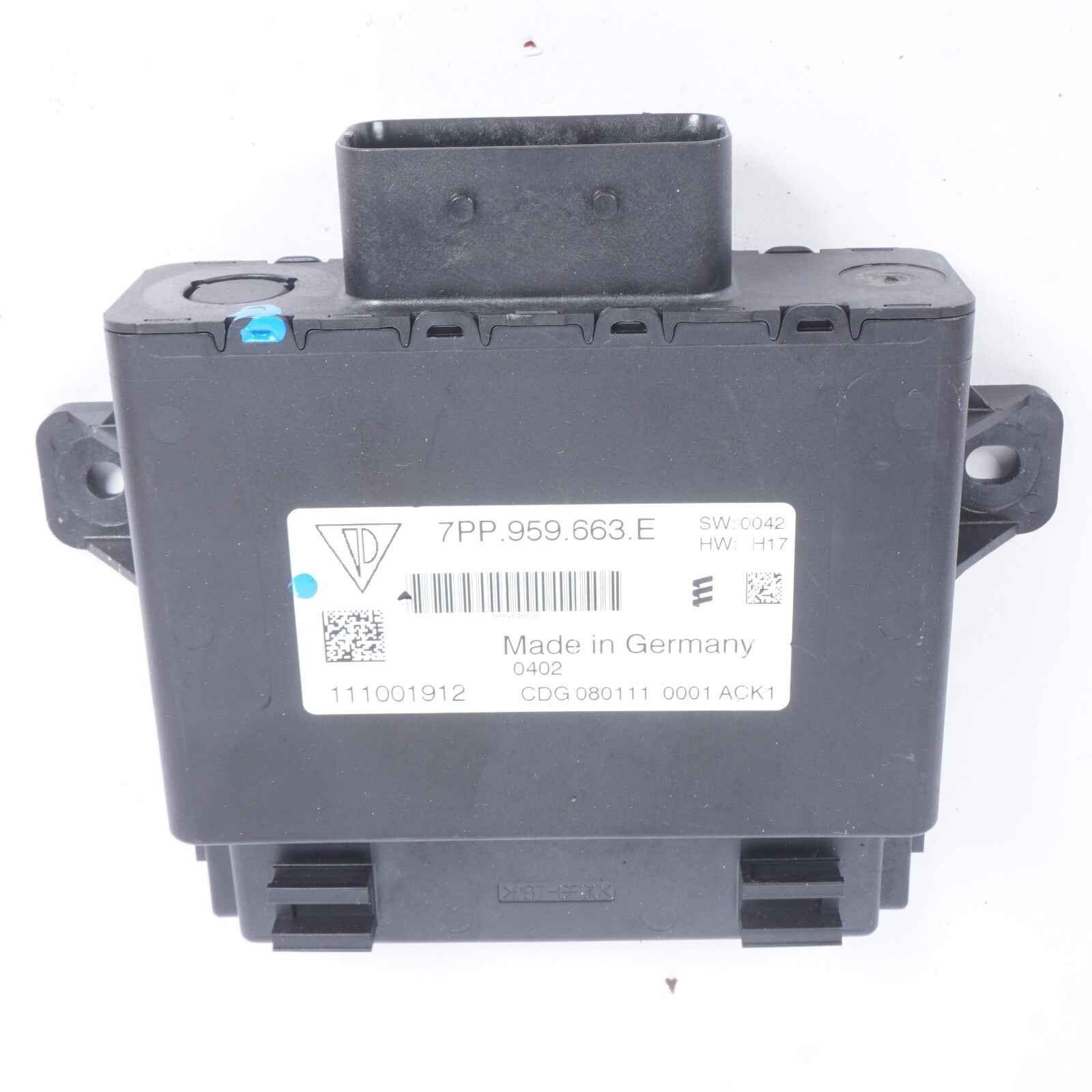 11-17 Porsche Cayenne 958 Voltage Stabiliser Converter Control Module 7PP959663E