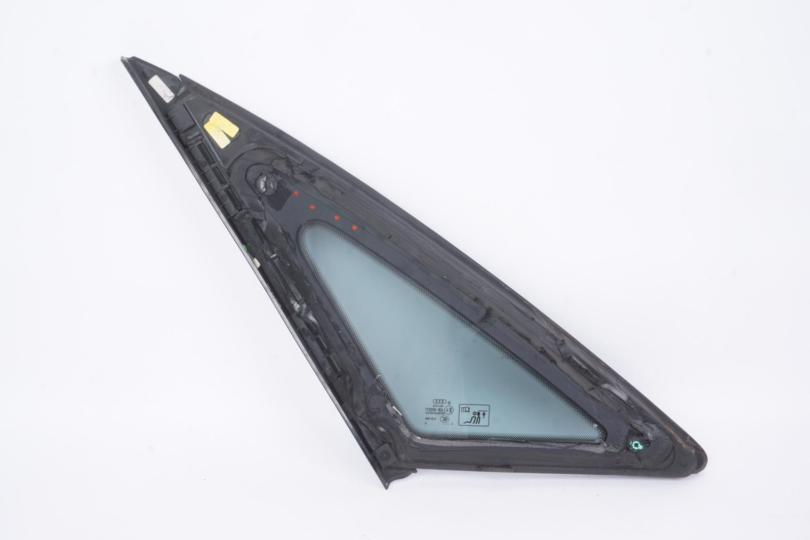 11-17 AUDI A8L RIGHT PASSENGER SIDE REAR QUARTER WINDOW GLASS OEM