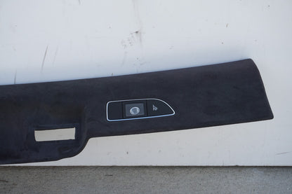 11-17 AUDI A8 A8L S8 REAR RIGHT D PILLAR UPPER QUARTER TRIM COVER ALCANTARA OEM
