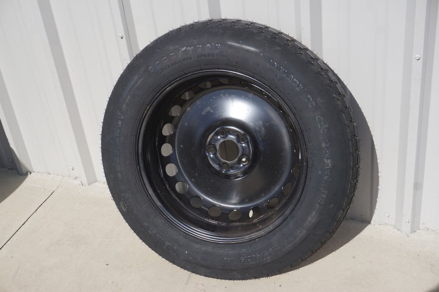 2013 - 2019 Mercedes GL450 Emergency Spare Tire Wheel Donut Rim T165/90 D19 OEM