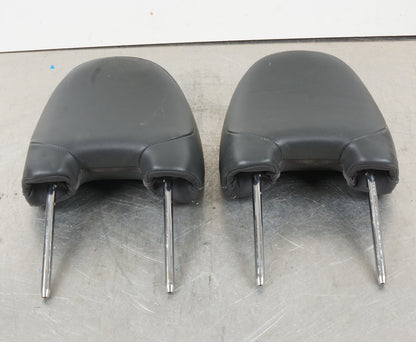 10-13 VOLVO C70 FRONT LEFT RIGHT SIDE SEAT HEADREST BLACK PAIR
