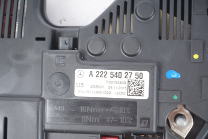 14-17 Mercedes W222 S550 REAR TRUNK POWER FUSE RELAY JUNCTION BOX OEM