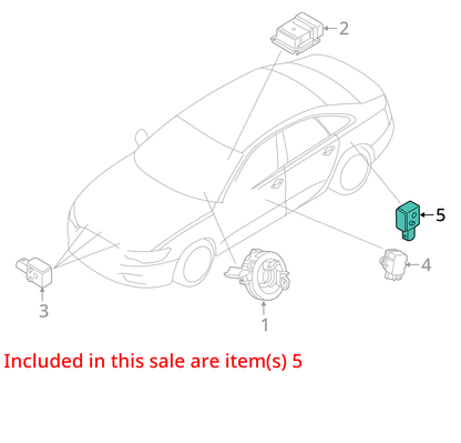 2011-2018 Bentley AUDI A6 A7 A8 S6 S7 S8 CRASH SENSOR OEM #4H0959643 x 2