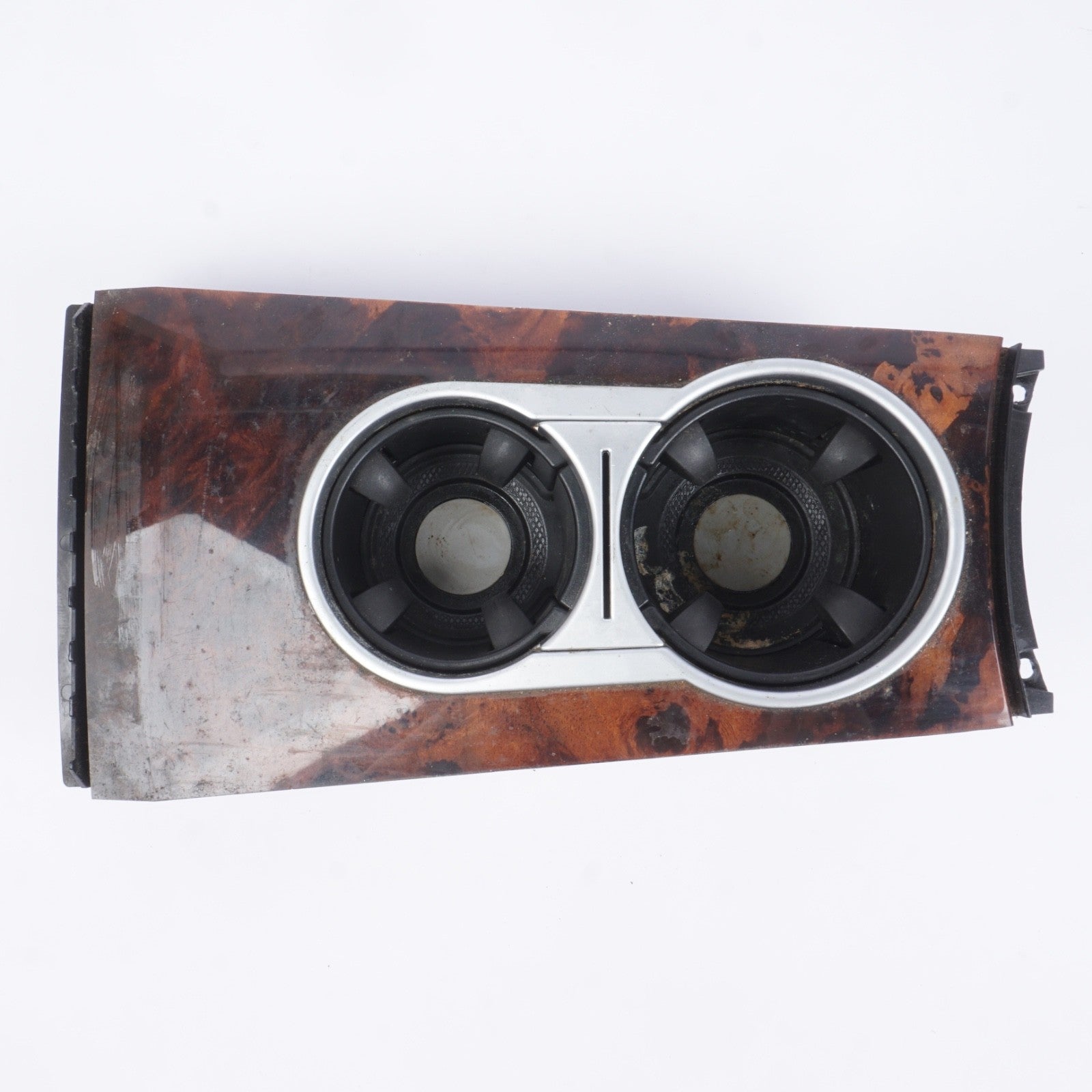 06 - 11  MERCEDES ML350 CENTER WOOD CONSOLE DUAL CUP HOLDER BROWN OEM 16904037