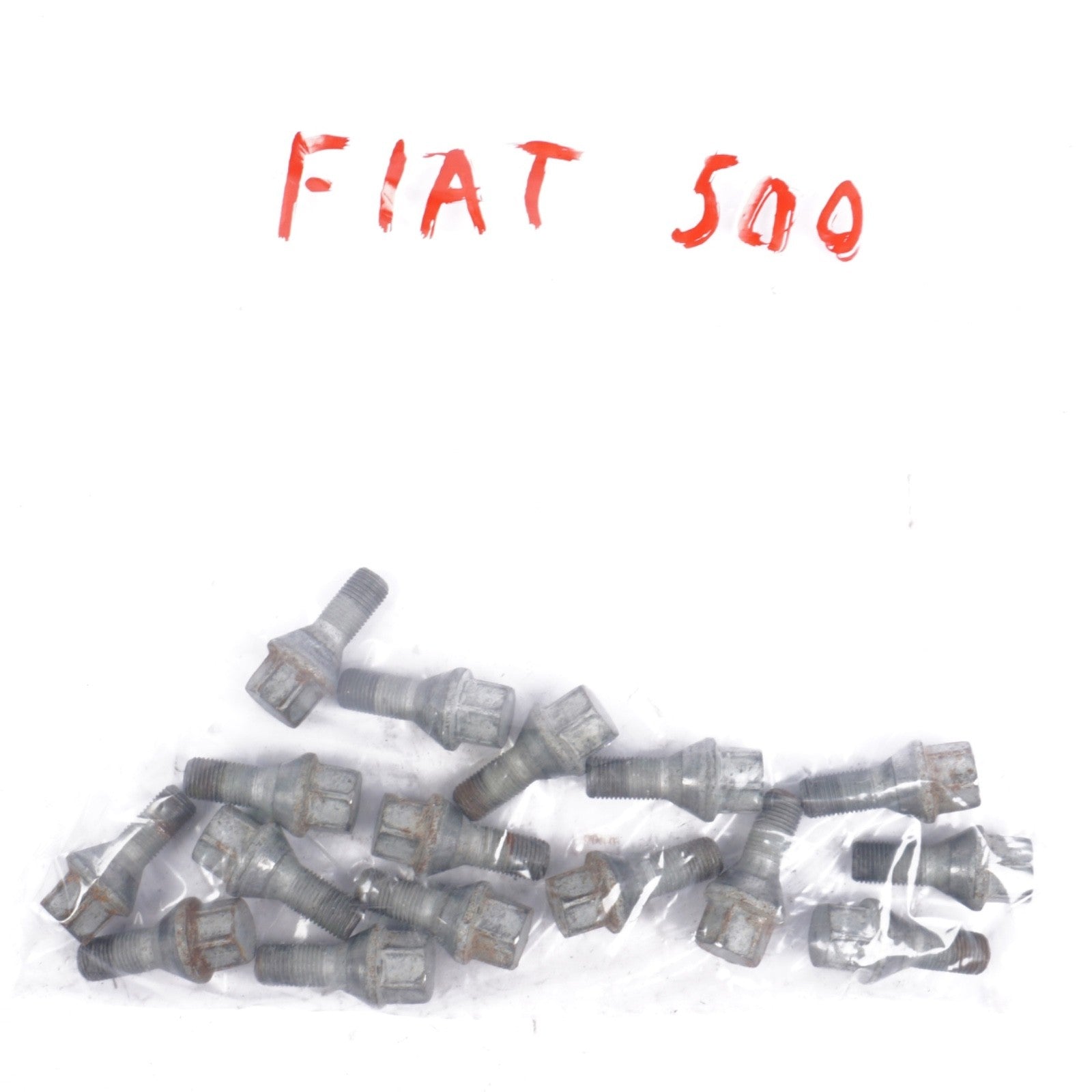 12 13 14 15 16 17 FIAT 500 WHEEL LUG NUT BOLT SET OF 16 OEM