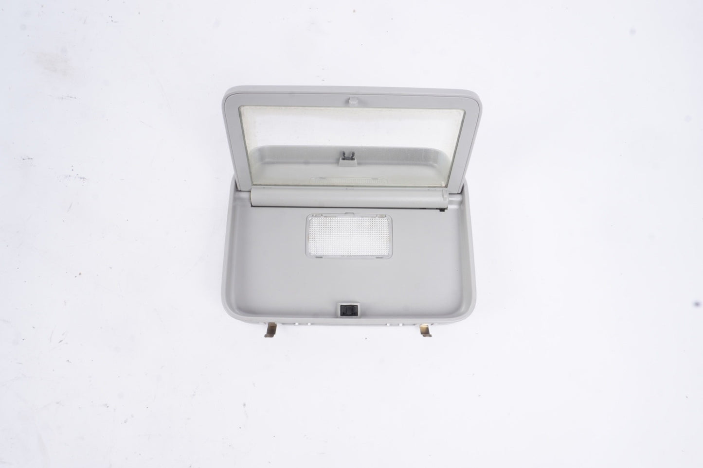 07-13 Mercedes W221 S400 S550 Rear Overhead Vanity Mirror Gray 2218101817 OEM