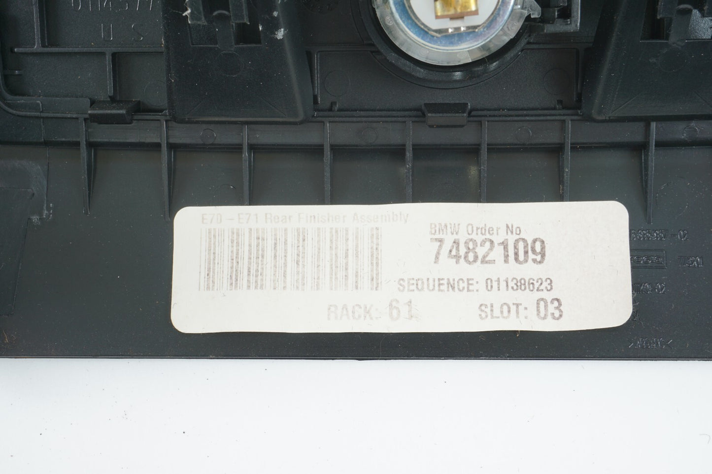 2008 - 2013 BMW X6 REAR HEATER A/C TEMPERATURE CLIMATE CONTROL PANEL OEM