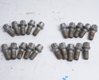 2010 - 2016 Mercedes E Class C207 Wheel Rim Lug Bolt Nuts Flange Set Of 20 Oem