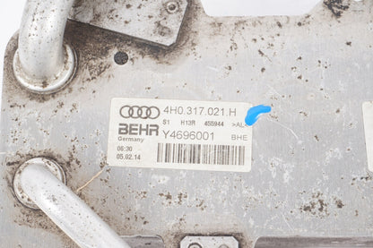 12-17 AUDI A8L A8 3.0L TRANSMISSION OIL COOLER 4H0317021H  OEM