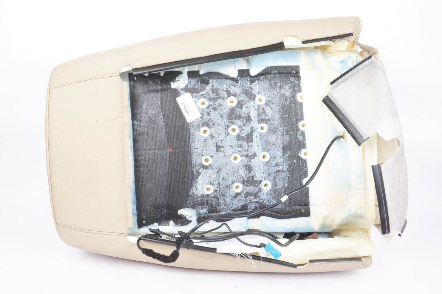 2011 - 2018 BMW X3 X4 - Front LEFT Upper Backrest Seat Cushion Leather Beige