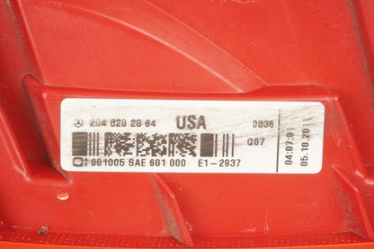 12-14 Mercedes W204 C250 C300 Tail Light Lamp LED Left Driver Side OEM