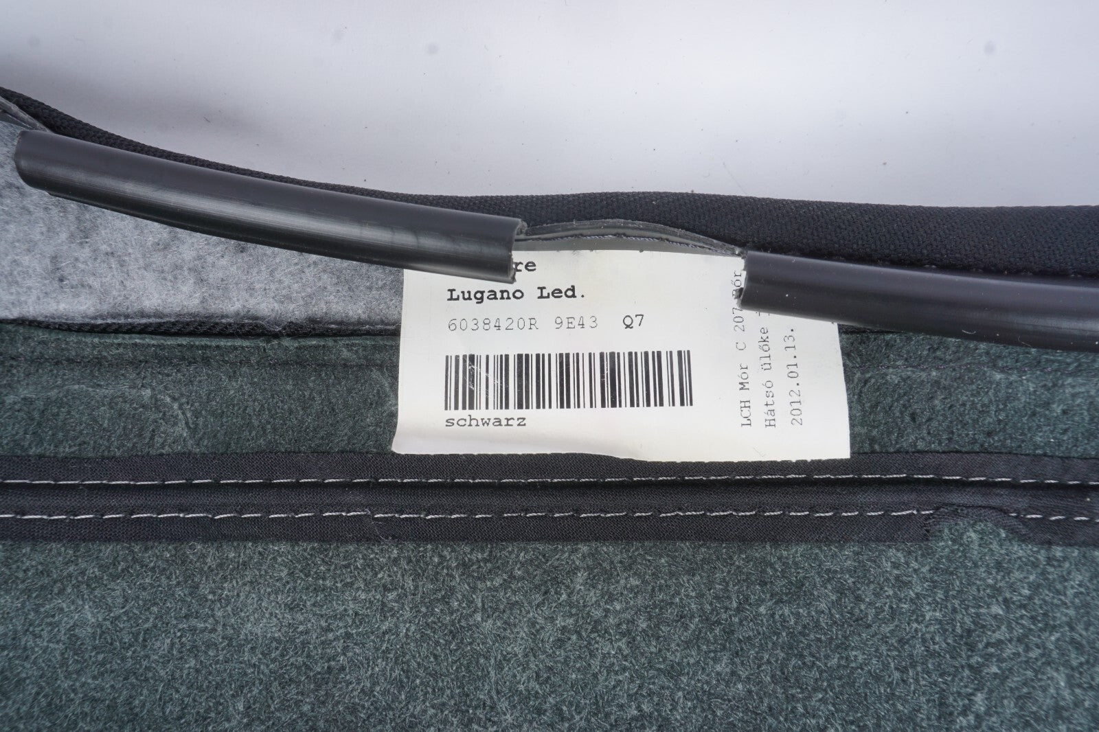 11-17 Mercedes W207 E350 Coupe Rear Right Seat Back Cover Trim OEM
