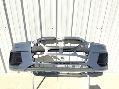 For 2016 Audi Q3 New Front Bumper Cover Primed Without Side Light Hole