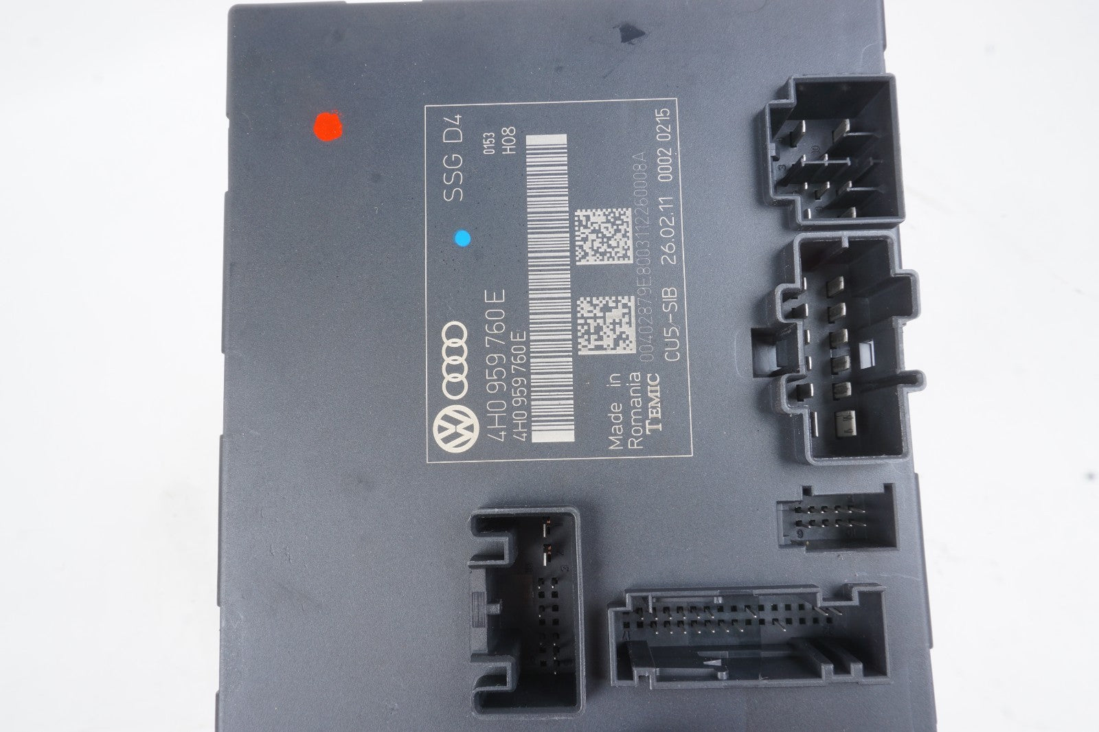 2011-2018 Audi A8 S8 Front Seat Control Module Left Driver OEM