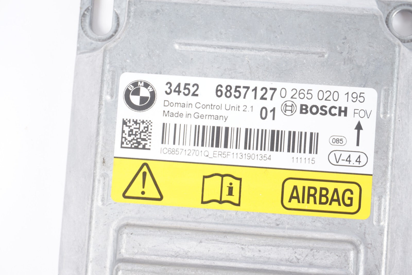 2012 - 2018 BMW 650i 640i Control Module Computer 34526857127 OEM