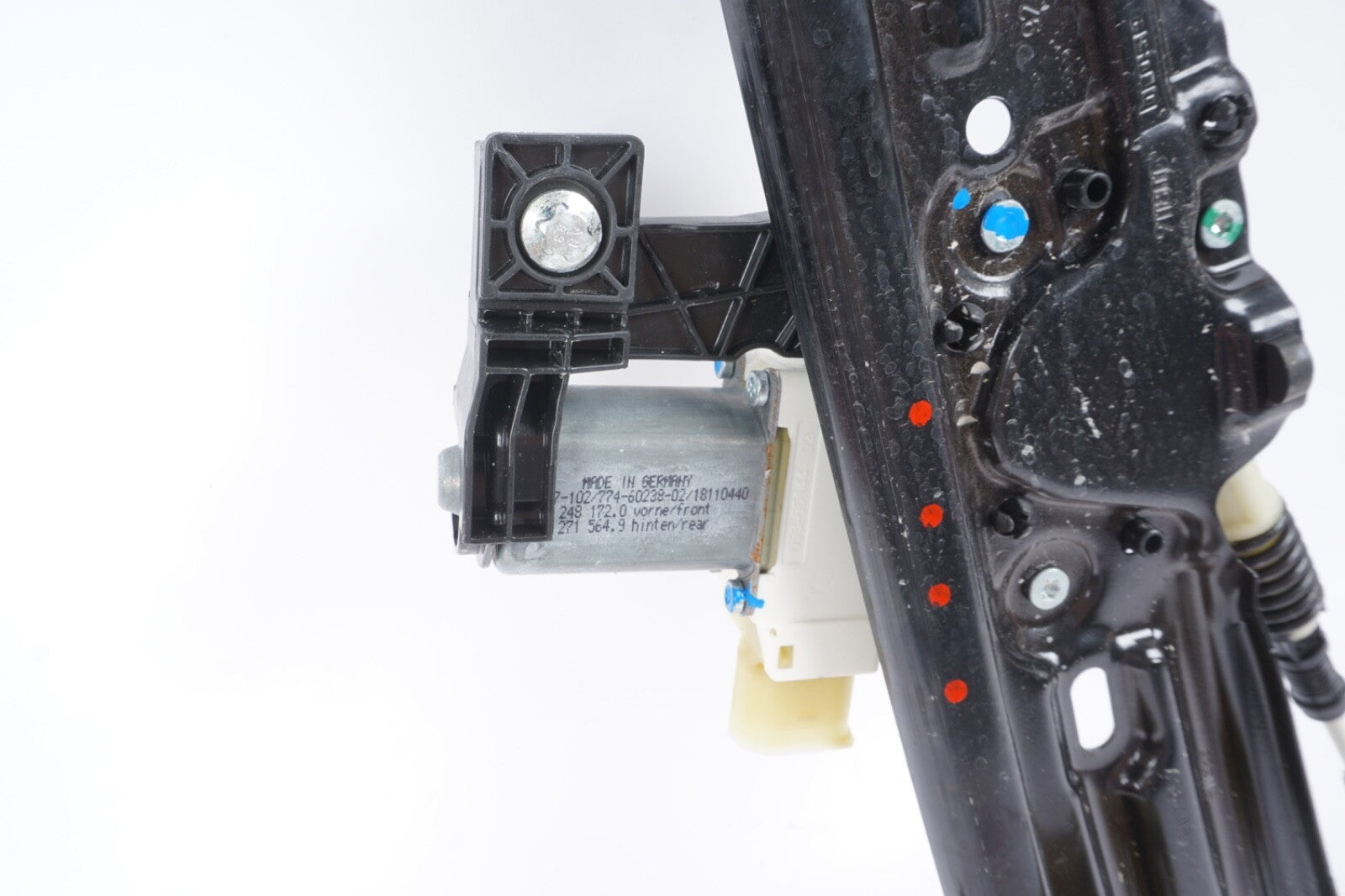 2011-2016 BMW F10 528I 535I 550I SEDAN REAR RIGHT DOOR WINDOW REGULATOR OEM .
