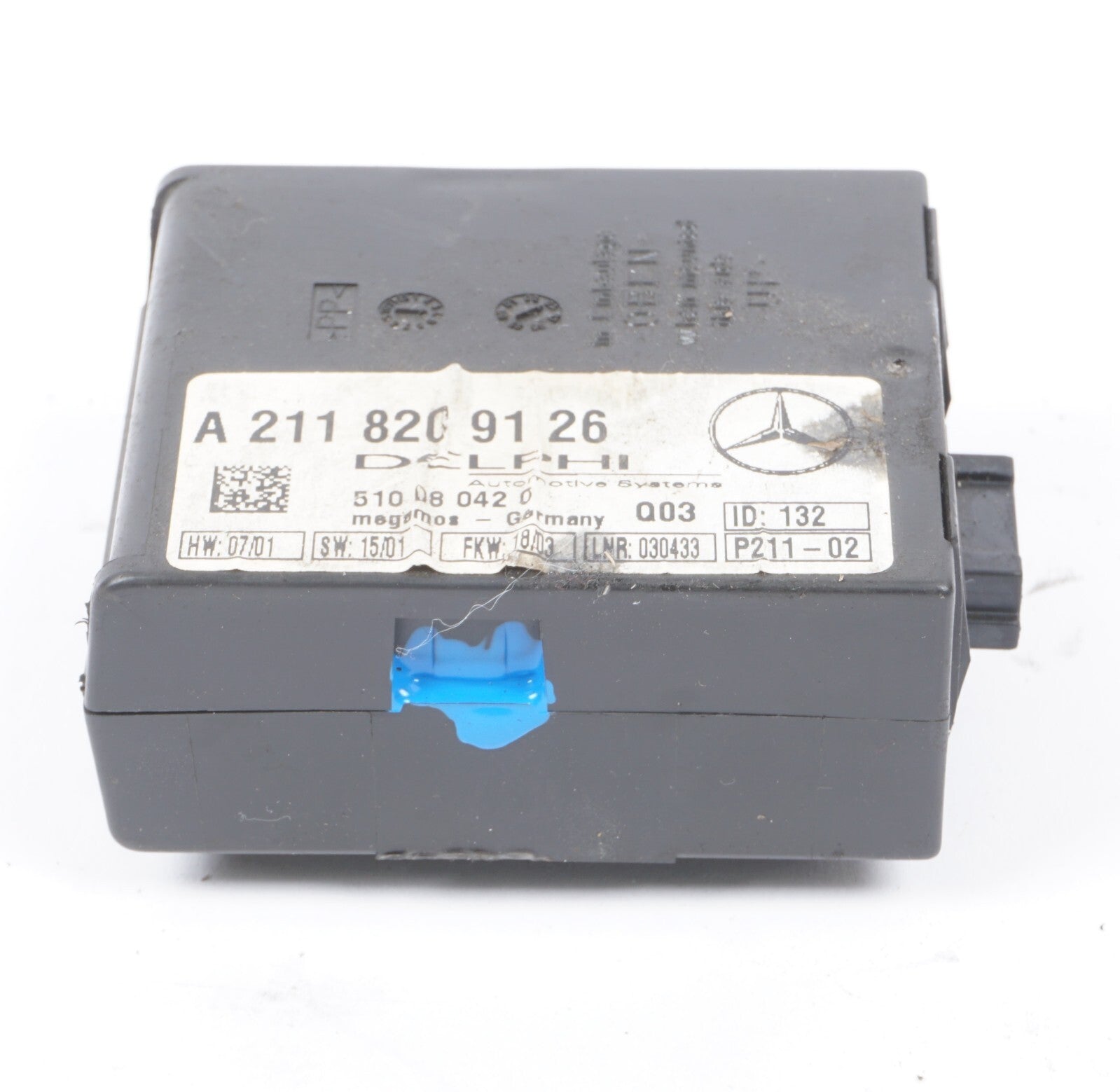 03-06 Mercedes R230 SL500 S430 E320 Anti Theft Alarm Module A2118209126  OEM