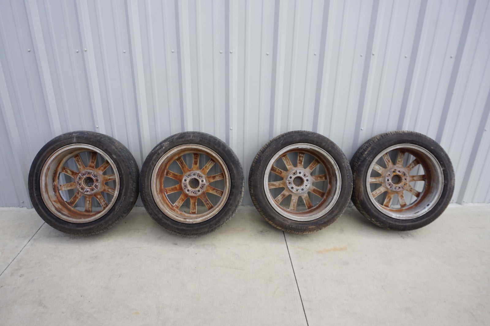 2014 BMW F10 F13 650I Front Rear Wheel Rim 8JX18 ET:30 Style Star Spoke SET