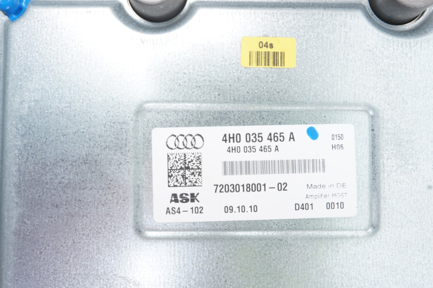 2011-2017 Audi D4 A8 A8L Amplifier Bang & Olufsen OEM