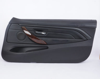 2014 - 2020 BMW 428i Front Right Side Interior Door Panel Black Oem