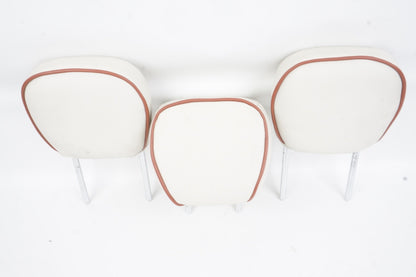 2014 - 2017 Fiat 500L Rear Seat Headrest Set of 3 OEM