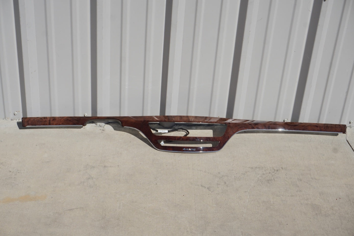 10-13 Mercedes W221 S400 S550 Center Dashboard Dash Trim Molding Wood OEM