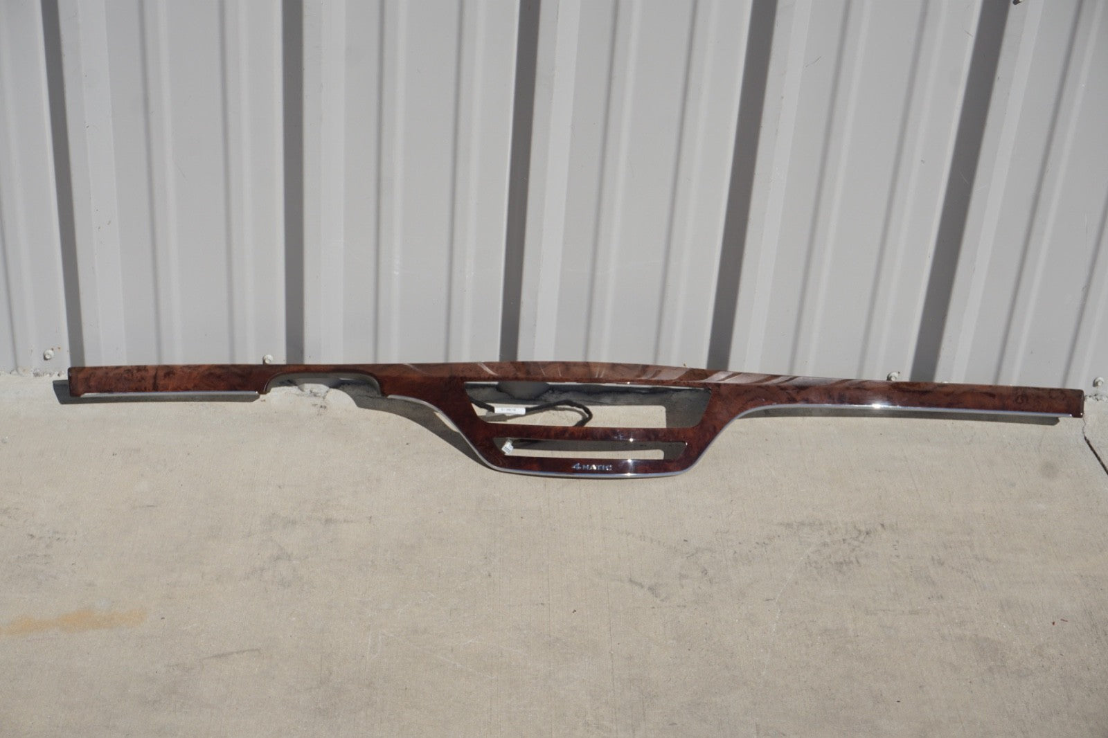 10-13 Mercedes W221 S400 S550 Center Dashboard Dash Trim Molding Wood OEM