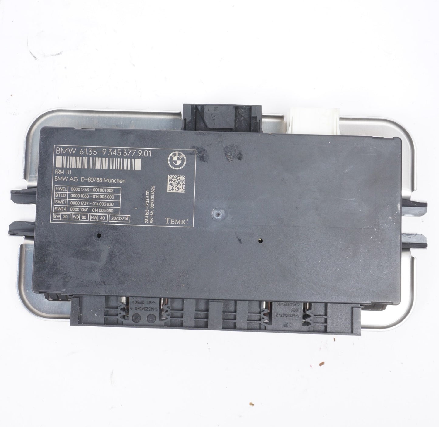 13 - 15 BMW 650i 640i Grand Coupe Footwell Light Control Module 9345377 OEM