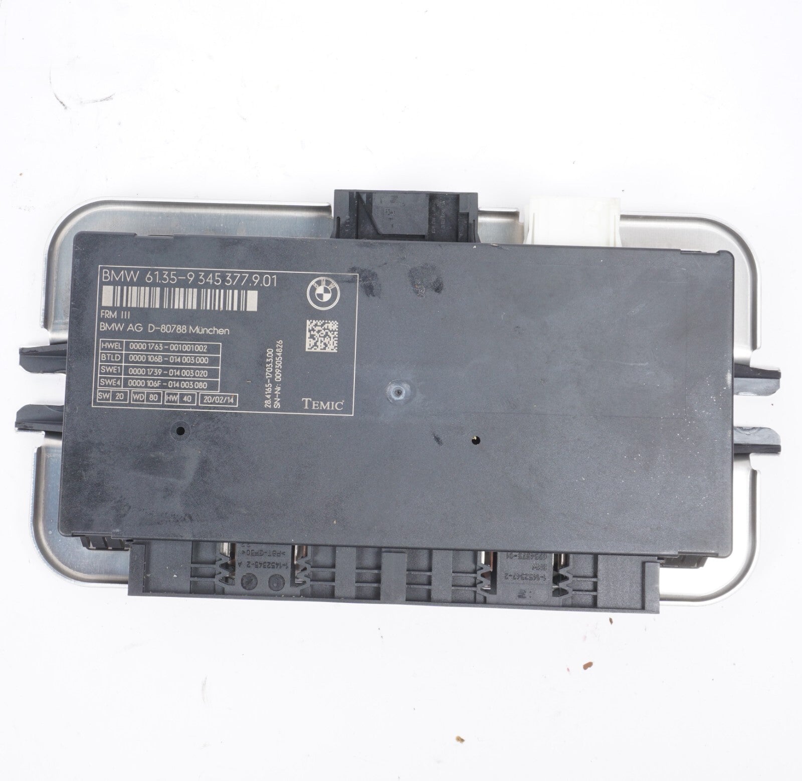 13 - 15 BMW 650i 640i Grand Coupe Footwell Light Control Module 9345377 OEM